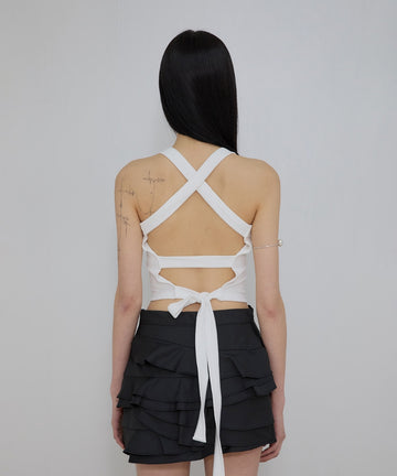 Backless Strap Sleeveless